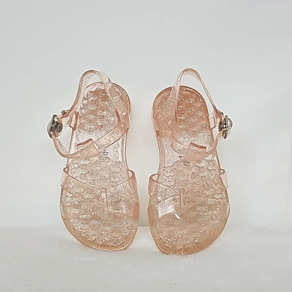 OLD NAVY | Pink Glitter Jelly Sandals